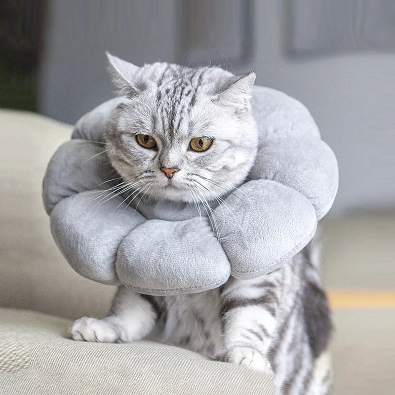 Soft Plush Cat Protection Collar