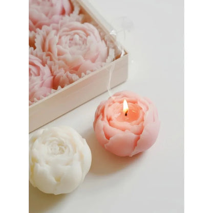 Rose Flower Shaped Soy Wax Candle