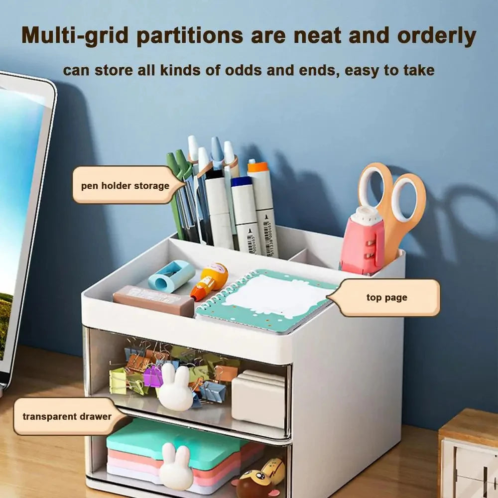 Small Desk Organizer With Drawer