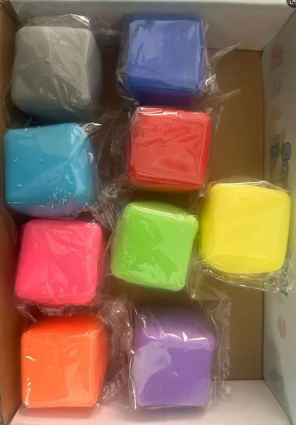 Adults Squishy Tofu Stress Balls