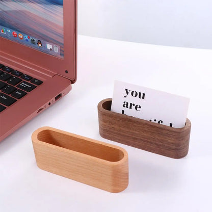 Wooden Business Card holder