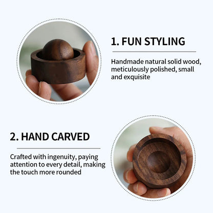 Solid Wood Spherical Aromatherapy Accessory