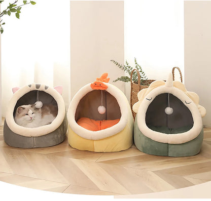 Deep Sleep Cat Bed Cartoon Pet Bed