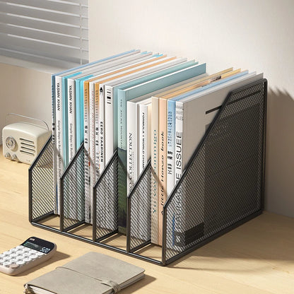 Metal File Rack Office Desk Organizer