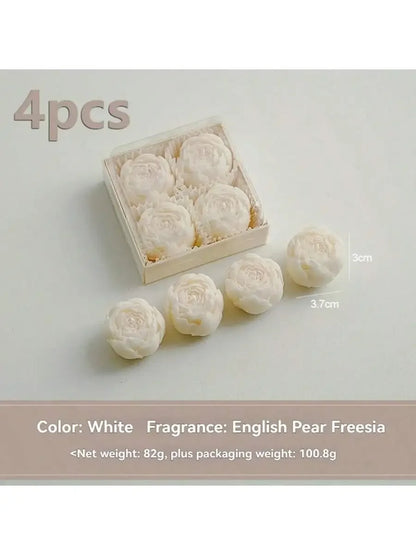 Rose Flower Shaped Soy Wax Candle