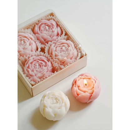 Rose Flower Shaped Soy Wax Candle