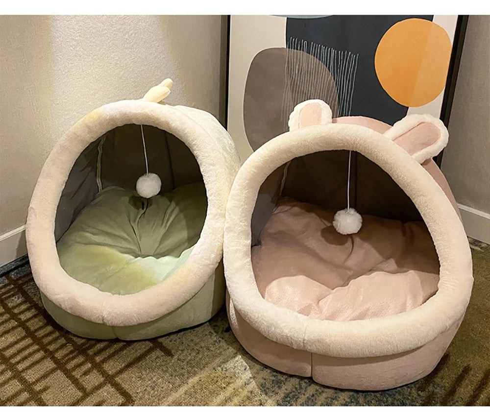 Deep Sleep Cat Bed Cartoon Pet Bed