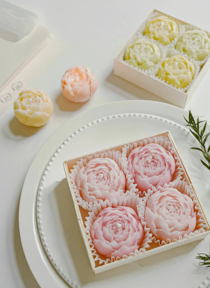 Rose Flower Shaped Soy Wax Candle