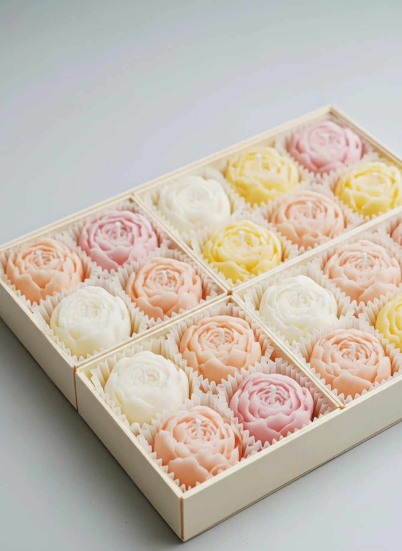 Rose Flower Shaped Soy Wax Candle