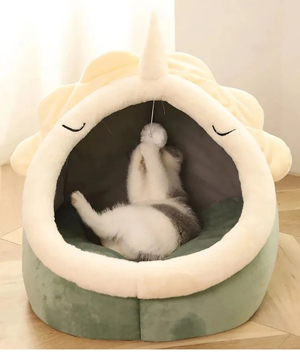 Deep Sleep Cat Bed Cartoon Pet Bed