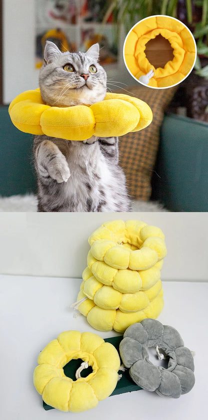 Soft Plush Cat Protection Collar