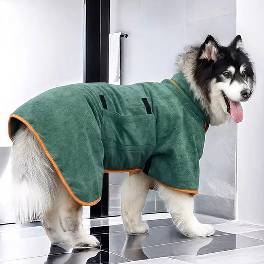 Super Absorbent Pet Towel Bathrobe