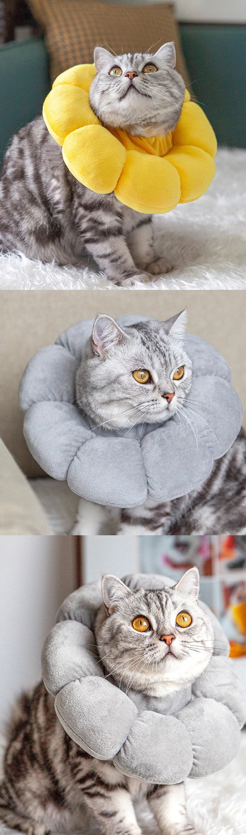 Soft Plush Cat Protection Collar