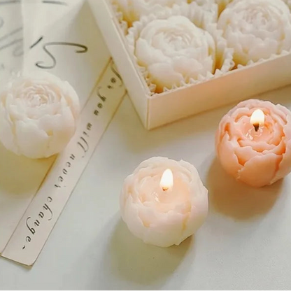 Rose Flower Shaped Soy Wax Candle
