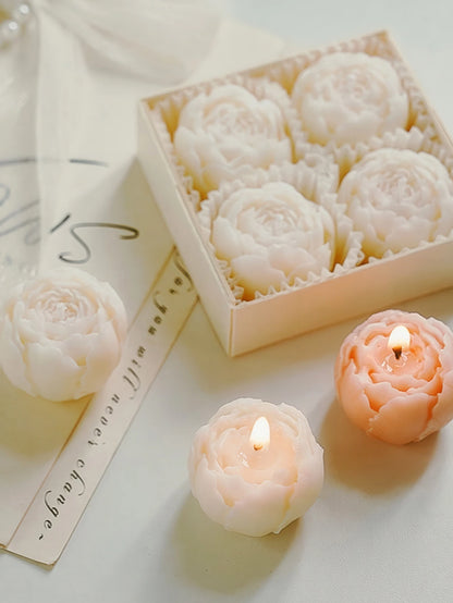 Rose Flower Shaped Soy Wax Candle