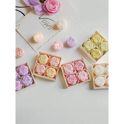 Rose Flower Shaped Soy Wax Candle