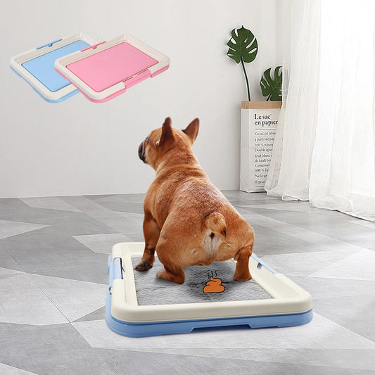 Portable Dog Training Toilet Indoor Pad Holder Tray