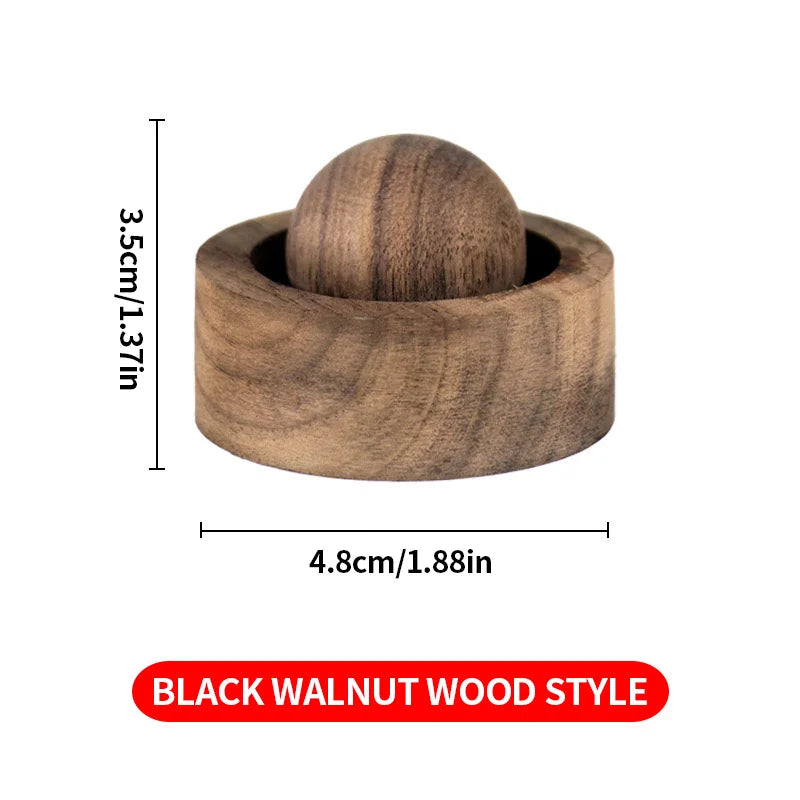 Solid Wood Spherical Aromatherapy Accessory