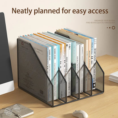 Metal File Rack Office Desk Organizer