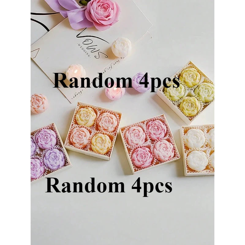 Rose Flower Shaped Soy Wax Candle