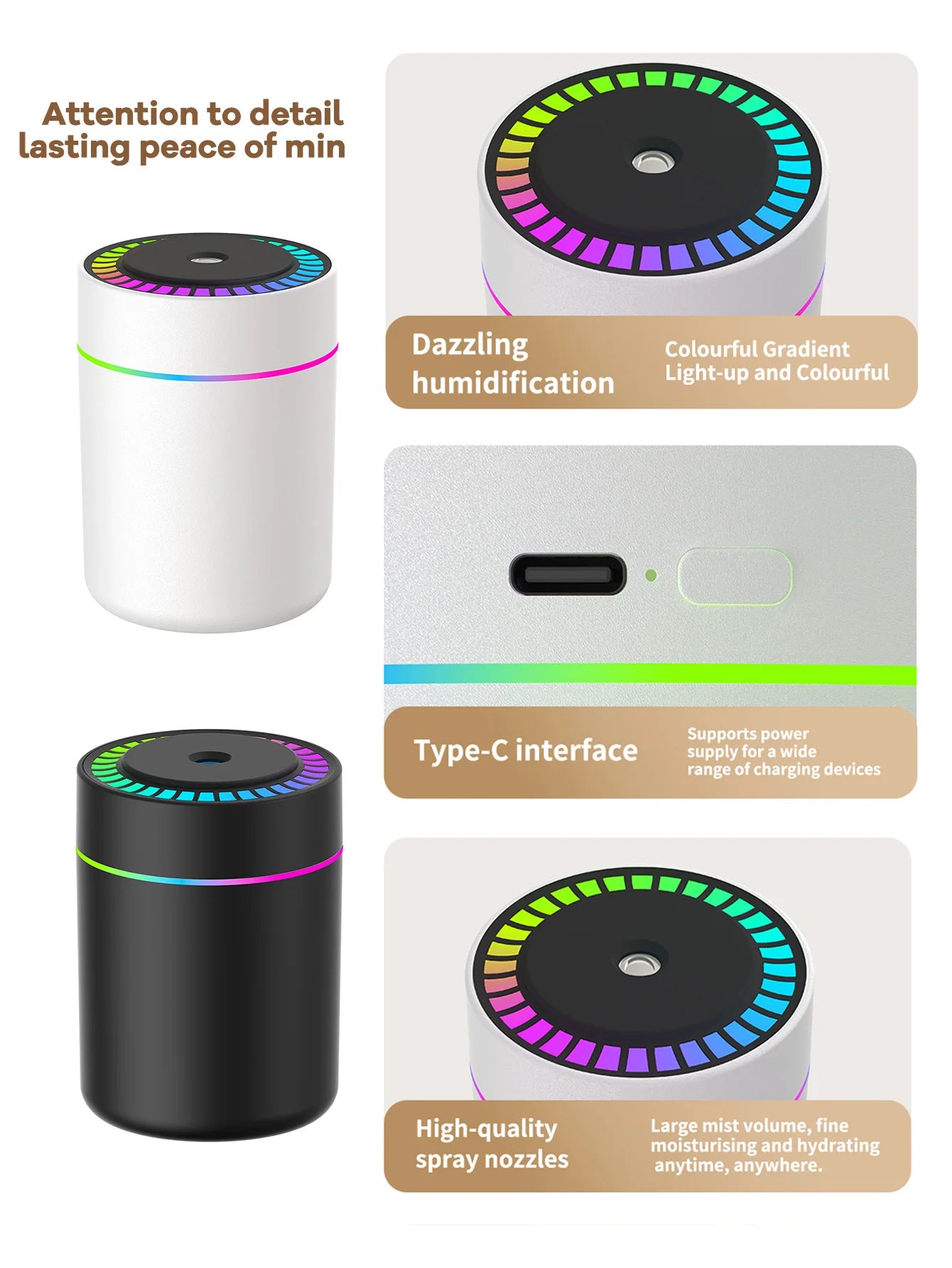 180ml Aromatherapy diffuser Humidifier