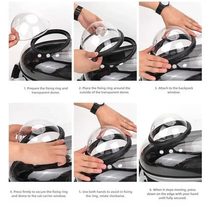 Portable Space Capsule Breathable Pet Bag