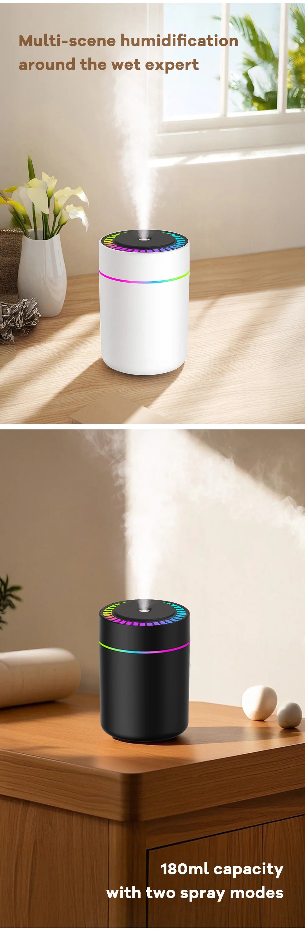 180ml Aromatherapy diffuser Humidifier
