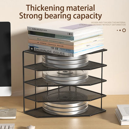 Metal File Rack Office Desk Organizer
