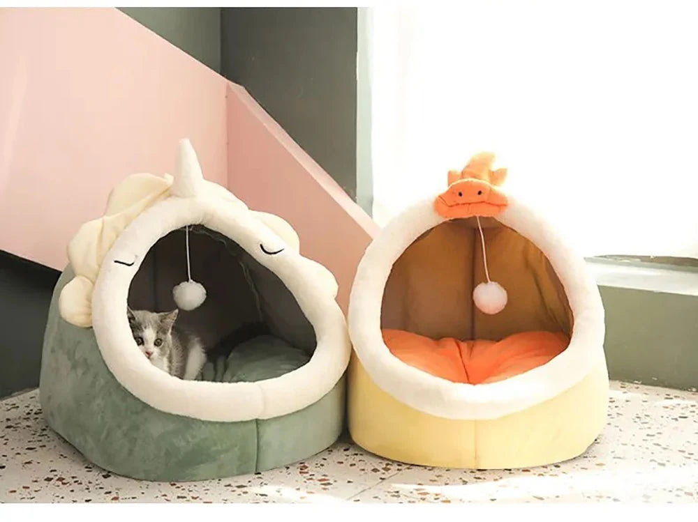 Deep Sleep Cat Bed Cartoon Pet Bed