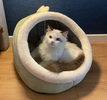 Deep Sleep Cat Bed Cartoon Pet Bed