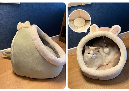 Deep Sleep Cat Bed Cartoon Pet Bed