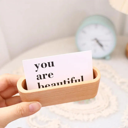 Wooden Business Card holder